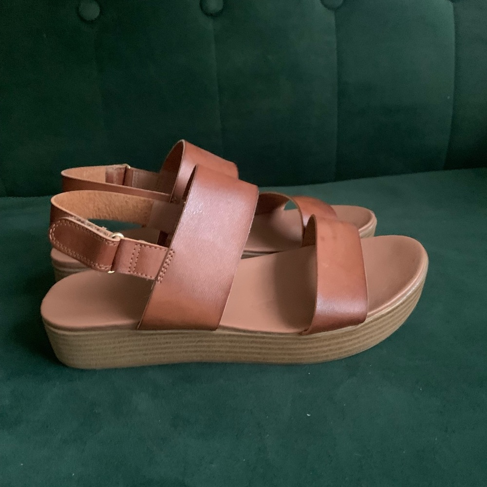 Madden Girl Tan Platform Sandals